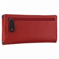 Женский кожаный кошелек Visconti CM70 Anna (Red/Rhumba)