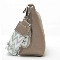 Женский молодежный кожаный клатч ALEX RAI 3092-1 l.grey