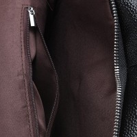 Мужская чёрная кожаная сумка Keizer K15608-black