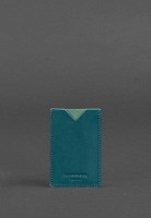 Кожаный кард-кейс BlankNote 8.0 малахит bn-kk-8-malachite