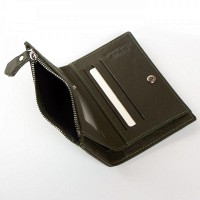 Женский кожаный кошелек Classik  DR. BOND WN-23-8 green