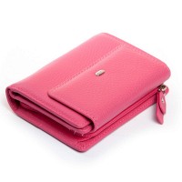 Женский кожаный кошелек Bright DR. BOND WS-31 plum-red