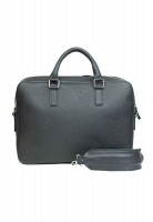 Кожаная деловая сумка Briefcase 2.0 черный флотар TW-BRIEFCASE-2-BLACK-FLO