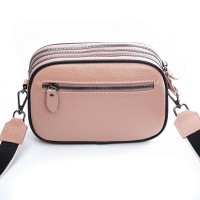 Женский молодежный кожаный клатч ALEX RAI 17001 pink