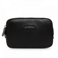 Молодежный клатч из кожи ALEX RAI BM 60061-HA-1 black