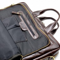 Кожаная сумка для ноутбука TARWA gx-7334-3md