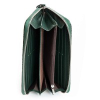 Женский лаковый кожаный кошелек PE DR. BOND PEW38 green