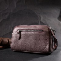 Молодежная женская кожаная сумка через плечо Vintage 22279 
