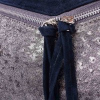 Клатч из кожзаменителя LASKARA LK10202-grafite-navy