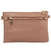 Женская сумка-клатч из кожзама AMELIE GALANTI A991705-camel
