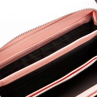 Женский кожаный кошелек Bright DR. BOND W201 pink purple