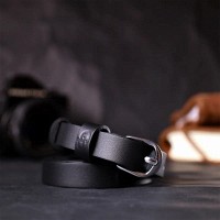 Женский узкий кожаный ремень Grande Pelle  11693 