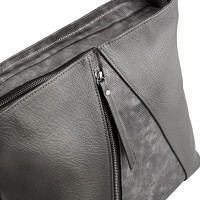 Сумка женская кожзам LASKARA LK-10252-silver-snake