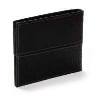 Мужской кожаный зажим для купюр BE BRETTON 208G-L1 black