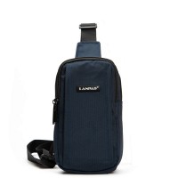 Мужская тканевая сумка-слинг Lanpad 6043 blue