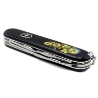 Складной нож Victorinox SPARTAN UKRAINE Цветы 1.3603.3_T1050u