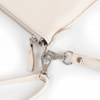 Молодежный клатч из кожи ALEX RAI 8801-3 white