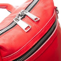 Женский кожаный рюкзак ALEX RAI 8781-9 red