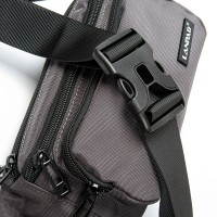 Мужская сумка на пояс Lanpad 35002 gray