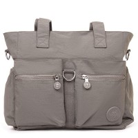 Летняя тканевая сумка Jielshi  3755 d.gray