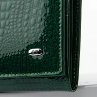 Женский кошелек из кожи LR SERGIO TORRETTI W1-V dark-green