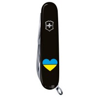 Складной нож Victorinox CLIMBER UKRAINE Сердце сине-желтое 1.3703.3_T1090u
