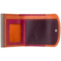 Кожаный женский кошелёк Visconti RB126 Zanzibar (Orange Multi)