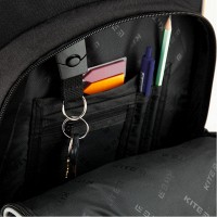 Школьный чёрный рюкзак Kite Education для мальчиков 15,5 л Stylish (K20-706S-2)