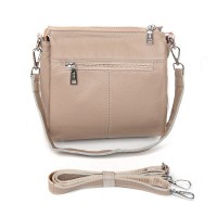 Женская кожаная сумка ALEX RAI 8942-9 beige