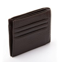 Мужской кожаный кошелек с зажимом для купюр BE BRETTON 168-24C brown
