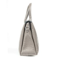 Женская кожаная сумка ALEX RAI 1561 grey croco