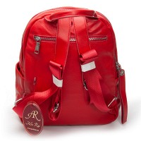 Женский кожаный рюкзак ALEX RAI 95517-9 red