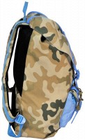  Рюкзак для ноутбука 15,6" Paso CM-192B камуфляж/ голубой 25 л