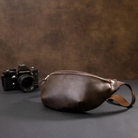 Кожаная сумка на пояс GRANDE PELLE 11154