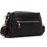 Женская кожаная сумка классическая ALEX RAI 99122 black