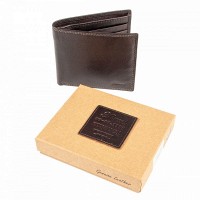 Английский мужской кожаный кошелек Ashwood 1211 VT Brown