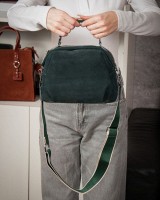 Женская замшевая сумка ALEX RAI 99125 green