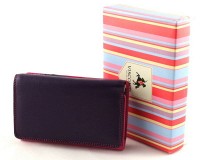 Женский кожаный кошелек Visconti BORA rb43 berry m