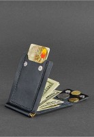 Кожаный зажим для купюр BlankNote 10.0 графит bn-pm-10-g