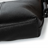Молодежный клатч из кожи ALEX RAI 6003 black
