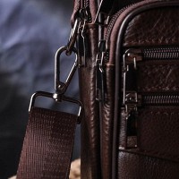 Мужская кожаная сумка через плечо Vintage 21274 