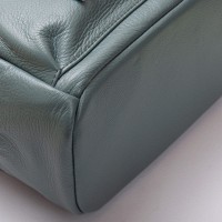 Женская кожаный рюкзак ALEX RAI 8635-9 l-green