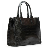 Женская кожаная сумка через плечо ALEX RAI 8804 black