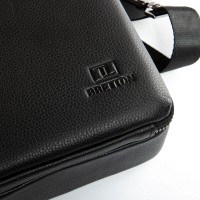 Мужская кожаная сумка через плечо BRETTON 4015-5 black