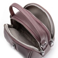 Женский молодежный кожаный клатч ALEX RAI 88082 purple