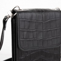 Женская кожаная сумка REP1-2122-4lx TARWA, чёрная