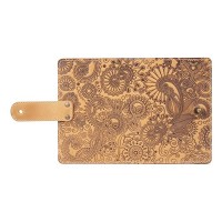 Обложка для паспорта из кожи Hi Art «Mehendi Art» PB-02/1 Shabby Honey