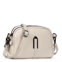 Женский молодежный кожаный клатч ALEX RAI 99101 white