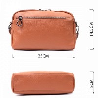 Молодежная женская кожаная сумка через плечо Vintage 22601