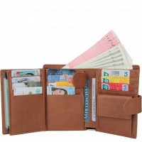 Мужской кожаный кошелек Vintage 14534